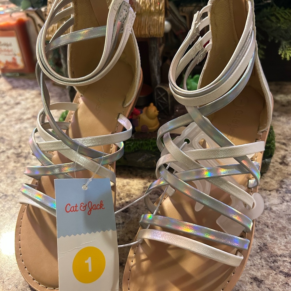 Girls gladiator sandals